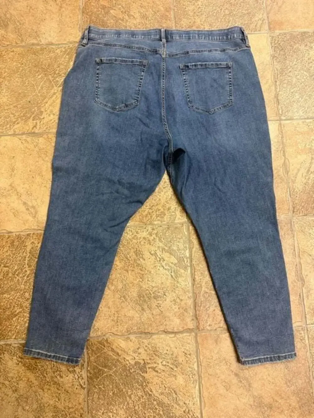 Ava & Viv Blue Skinny Jeans Womens Size 24 Medium Wash Denim Slim Fit‎ 5-Pocket